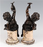 Lot 1266 - A large pair of late 19th century French...