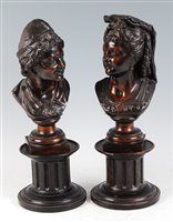 Lot 1267 - A pair of late 19th century French patinated...
