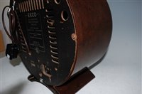 Lot 58 - An Ekco Type A22 circular bakelite radio,...