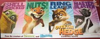Lot 535 - A large vinyl film banner for Over The Hedge,...