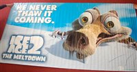 Lot 537 - A large vinyl film banner for Ice Age 2: The...