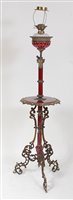 Lot 1616 - A Victorian gilt metal and enamel telescopic...