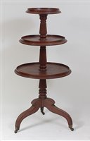 Lot 1636 - A Scottish Regency mahogany pedestal...