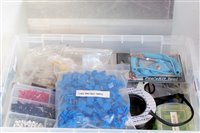 Lot 11 - Two plastic boxes containing variety of tools...