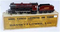 Lot 520 - Bassett-Lowke live steam gauge 0 maroon 4-4-0...
