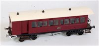 Lot 504 - Etched brass kit bogie coach, finescale, 3rd...