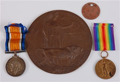 Lot 115 - A WW I Casualty group