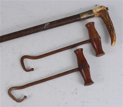 Lot 354 - An early 20th century riding crop