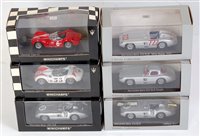 Lot 2577 - Six various plastic cased Minichamps 1:43...