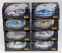 Lot 2581 - Eight various plastic cased Ixo models 1:43...