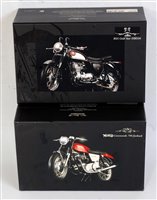 Lot 2593 - A Minichamps 1:12 scale boxed motorcycle group,...