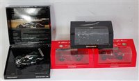 Lot 2599 - A Minichamps 1:43 scale Bentley and Alfa Romeo...