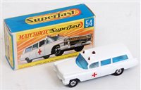 Lot 2324 - A Matchbox Superfast No. 54 Cadillac Ambulance...