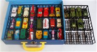 Lot 2329 - A Matchbox Superfast collectors carry case...