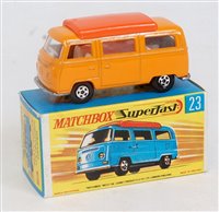 Lot 2343 - A Matchbox Superfast No. 23 Volkswagen Camper,...