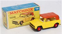 Lot 2352 - A Matchbox 1:75 series boxed No. 18 field car...