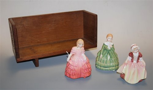 Lot 1 - Three small Royal Doulton figurines to include...