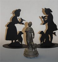 Lot 38 - An early 20th century Spelter model of a...