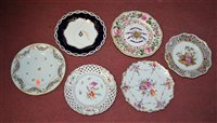 Lot 64 - A late 19th century Meissen porcelain plate,...