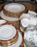 Lot 73 - A Royal Crown Derby part dinner service, in...