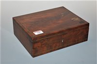 Lot 106 - A 19th century mahogany and cut brass inlaid...