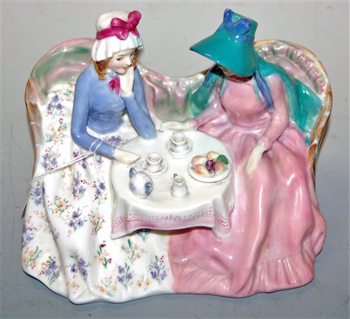 Lot 228 - A Royal Doulton figure group Afternoon Tea,...