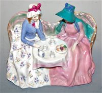 Lot 228 - A Royal Doulton figure group Afternoon Tea,...