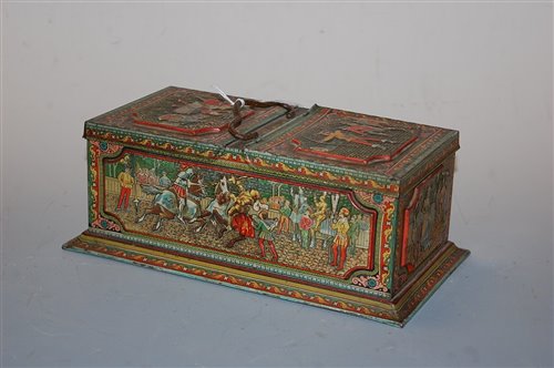 Lot 142 - A Huntley & Palmers double ended biscuit tin...
