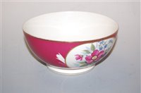 Lot 245 - A Russian porcelain bowl from the Kuznetsov...