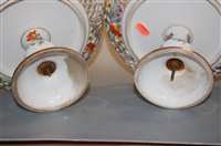 Lot 150 - A pair of 19th century Meissen porcelain...
