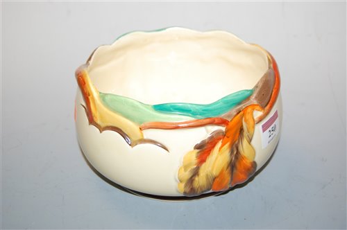 Lot 250 - A Clarice Cliff Newport Pottery fruit bowl,...