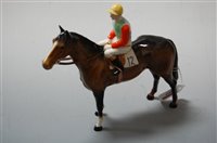 Lot 260 - A Beswick model of a bay thoroughbred with...