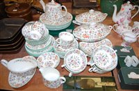 Lot 163 - A Mintons part tea and dinner service in the...