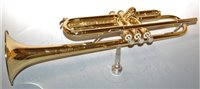 Lot 166 - A brass trumpet the "Bundy" designed by...