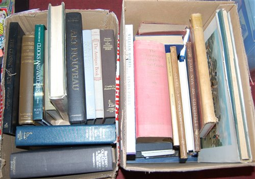 Lot 214 - Two boxes of miscellaneous books, mainly art...