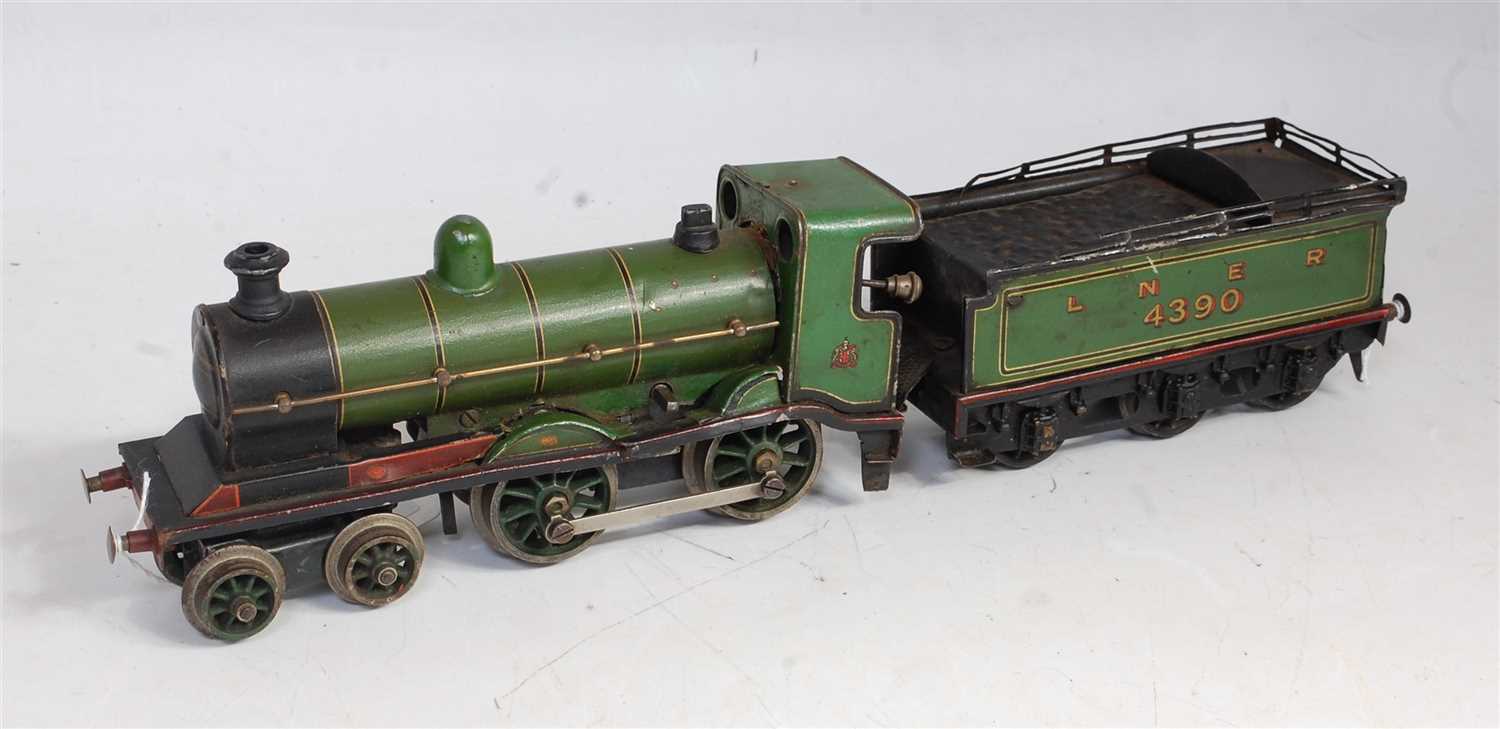 Lot 343 - French Hornby pair 2' radius electric points...
