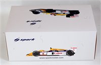 Lot 2621 - A Spark Models 1:18 scale model of a Williams...