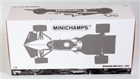 Lot 2636 - A Minichamps 1:18 scale model of a Brabham BMW...