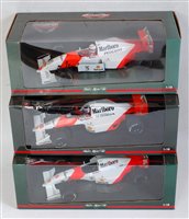 Lot 2652 - A Minichamps 1:18 scale Peugeot/Maclaren...