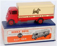 Lot 1968 - A Dinky Toys No. 514 Spratts guy van...