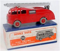 Lot 1981 - A Dinky Toys No. 555 fire engine with...