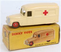 Lot 1996 - A Dinky Toys No. 253 Daimler ambulance...