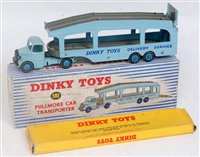 Lot 1998 - A Dinky Toys No. 582 Pullmore car transporter,...