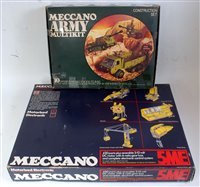 Lot 3176 - A Meccano boxed gift set group to include a...