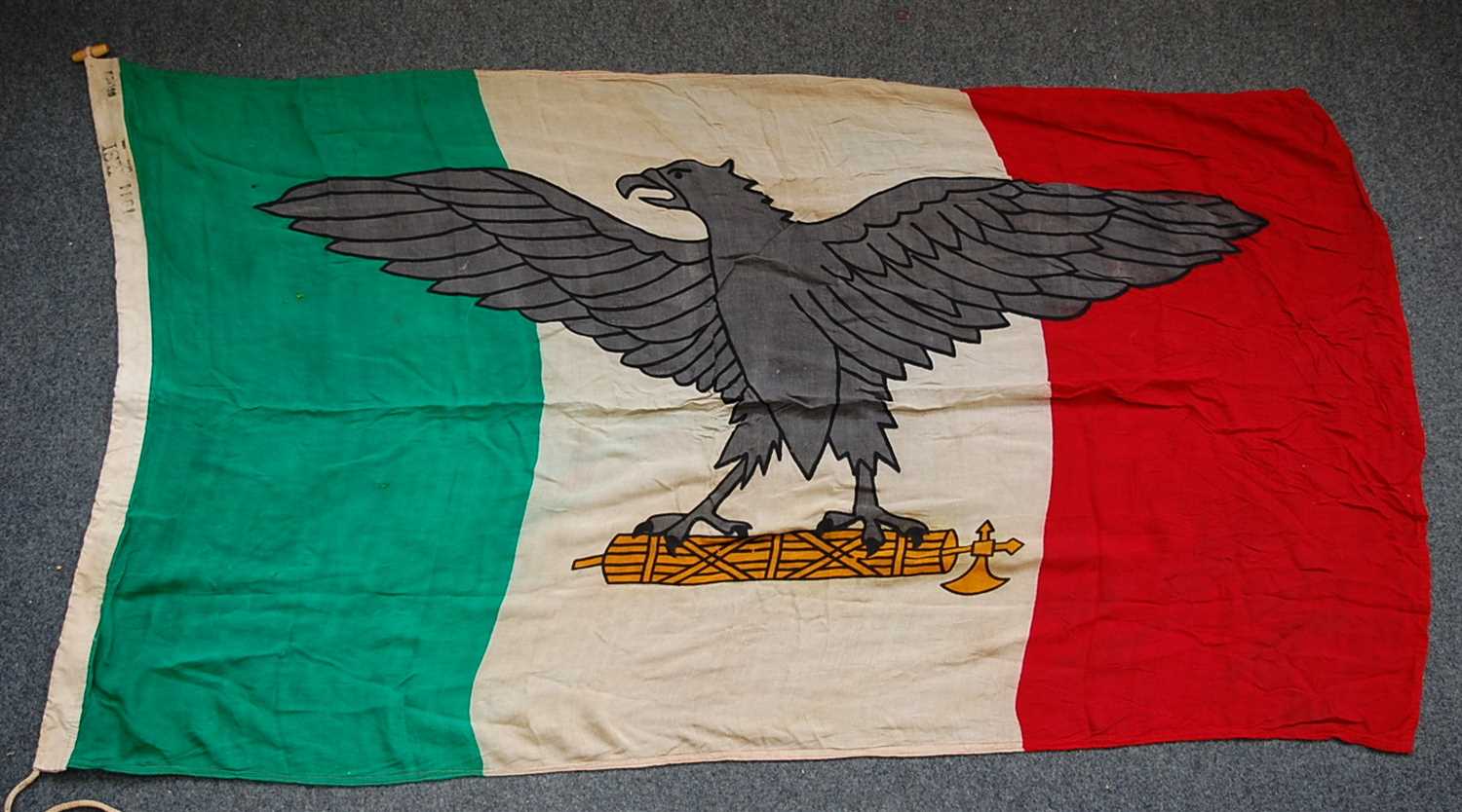 Lot 237 - An Italian Fascist RSI flag