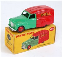 Lot 2009 - A Dinky Toys No. 470 Austin delivery van Shell...