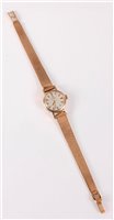 Lot 1330 - A lady's 9ct Omega Automatic wristwatch, the...