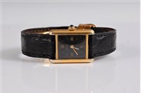 Lot 2605 - A lady's Must de Cartier quartz wristwatch,...