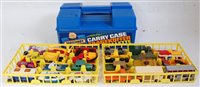 Lot 2370 - A Matchbox Superfast carry case containing a...