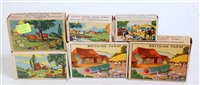 Lot 1290 - Six various boxed Britains picture pack farm...
